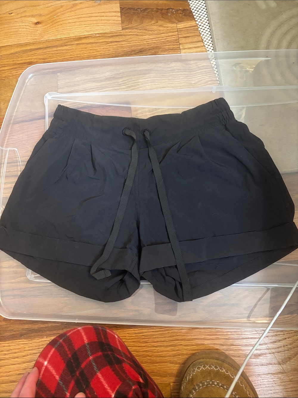 lululemon athletica Black Athletic Drawstring Shorts